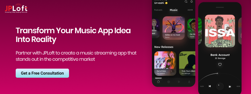 Music App Development Cost CTA